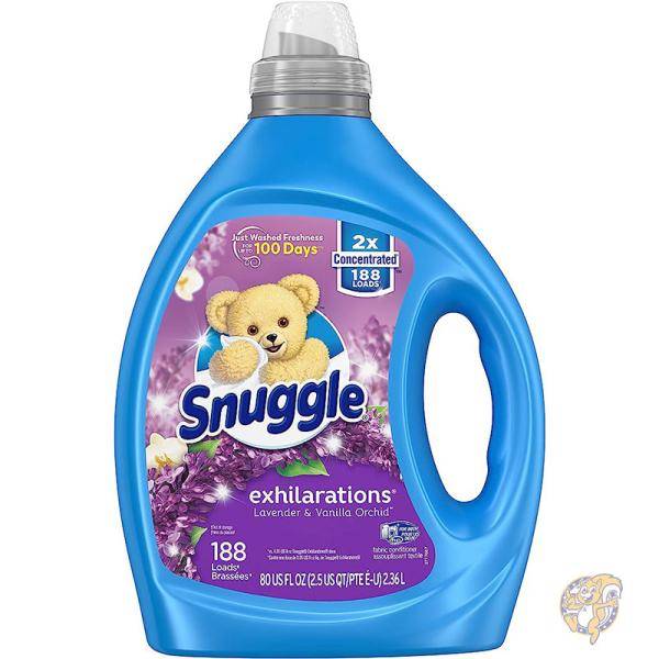 Snuggle スナグル ランドリー用品 液体 柔軟剤 2 倍濃縮 188回分 00072613471416｜パームスアメリカ