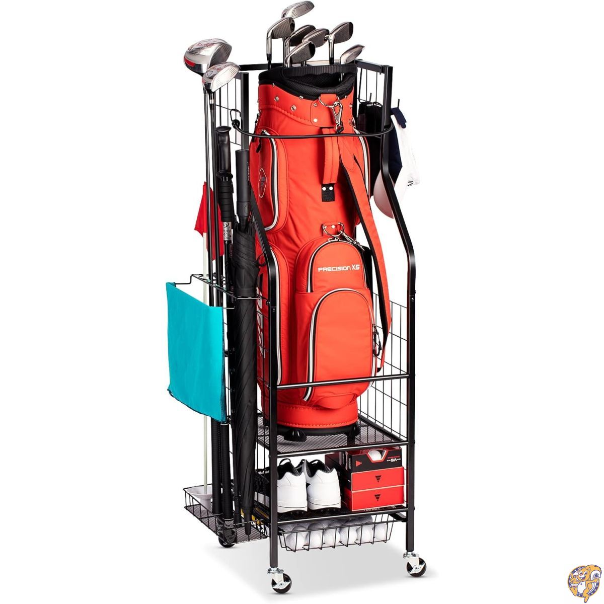 ゴルフ収納ラック ゴルフバッグオーガナイザー ガレージ用 Amazon | Ponsonbay ゴルフバッグ収納オーガナイザー ガレージ用