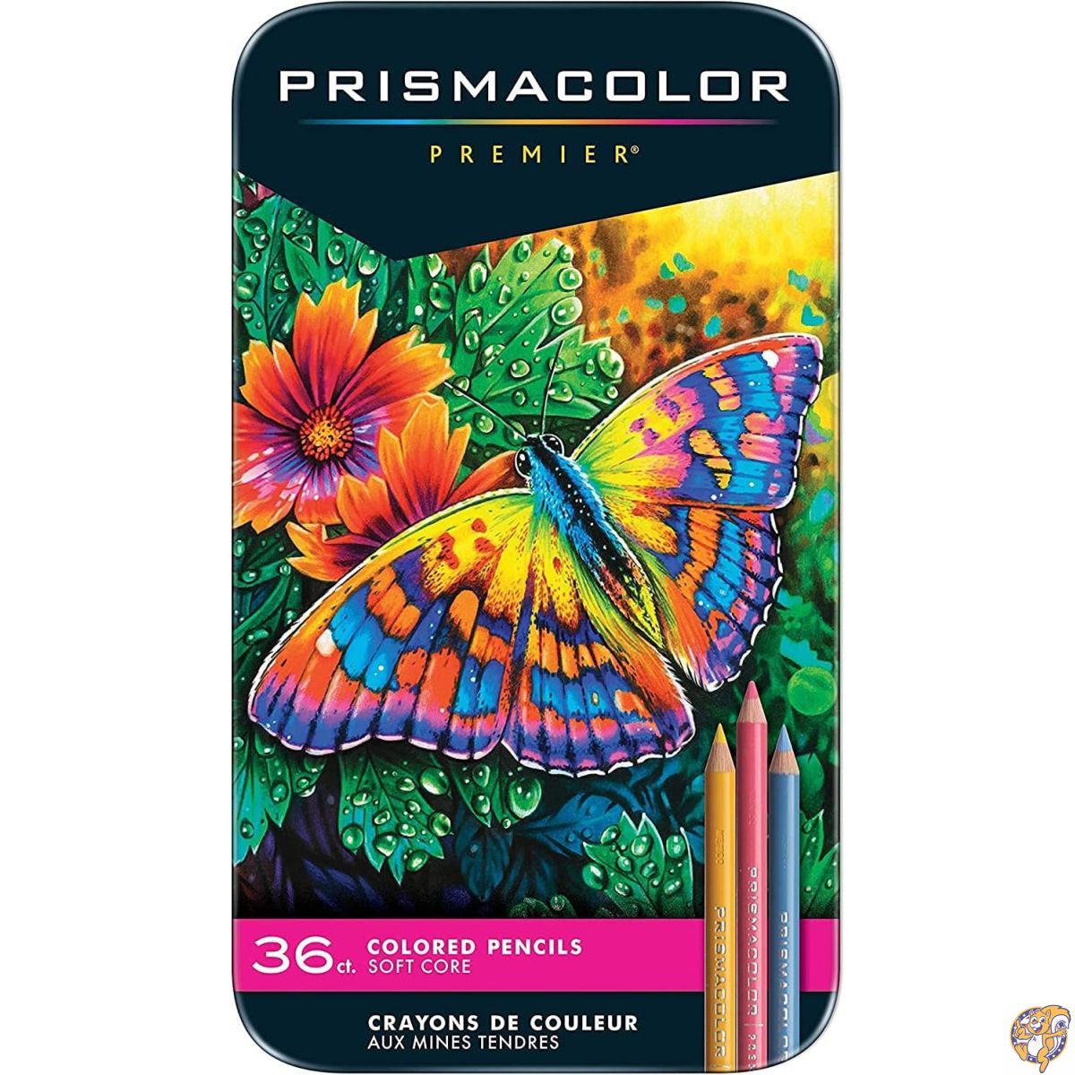 SANFORD Prismacolor 36色鉛筆セット 金属製ブリキ箱入り