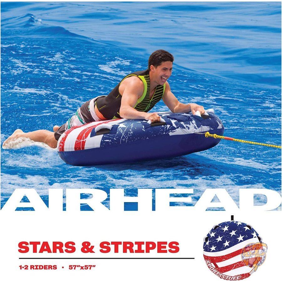 【25日最大4000円クーポン】スポーツスタッフ スター＆ストライプ チューブボート 1ー2ライダー Sportsstuff 送料無料｜パームスアメリカ