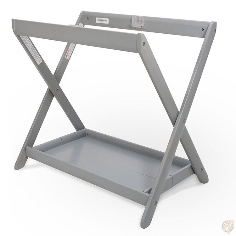 【クーポン配信中】アッパベビー UPPAbaby バシネットスタンド ホワイト グレー 畳める Bassinet Stand 便利 新生児 乳児用 ベッド 送料無料