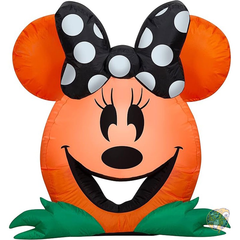 ディズニー ミニーマウス ハロウィン デコレーションエアブローン インフレータブル キューティー ハロウィーン 高さ0.9m ジェミー Gemmy