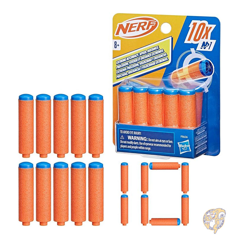【クーポン配信中】NERF ナーフ Nシリーズ N1ダーツ 詰め替えダーツ 10本付き ナーフ Nシリーズブラスターのみ対応 F8636