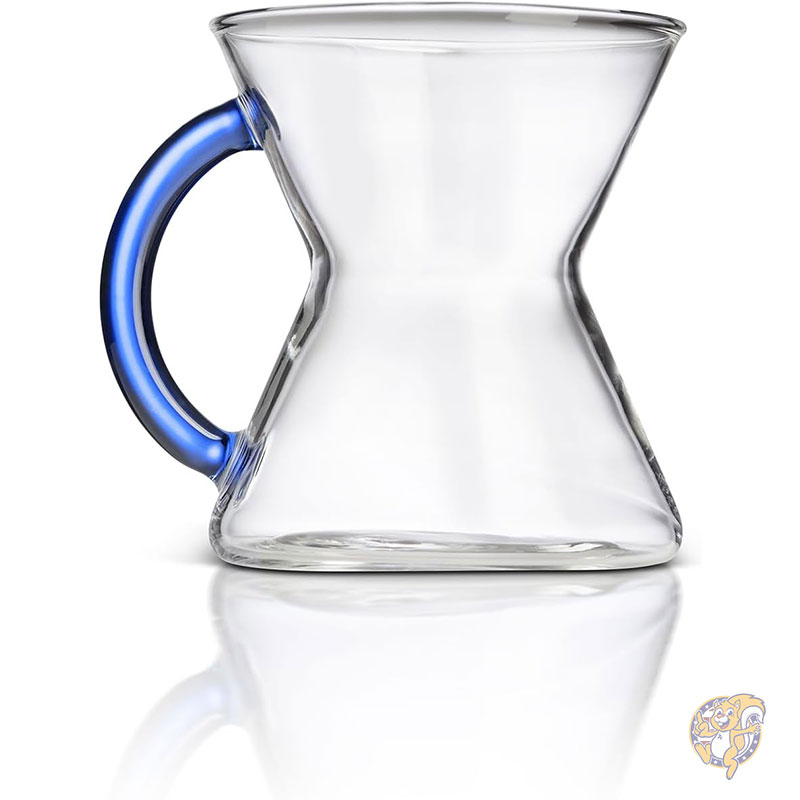 【クーポン配信中】コピーコーヒーカップ マグカップ カラーガラスハンドルマグ サファイア Chemex｜パームスアメリカ