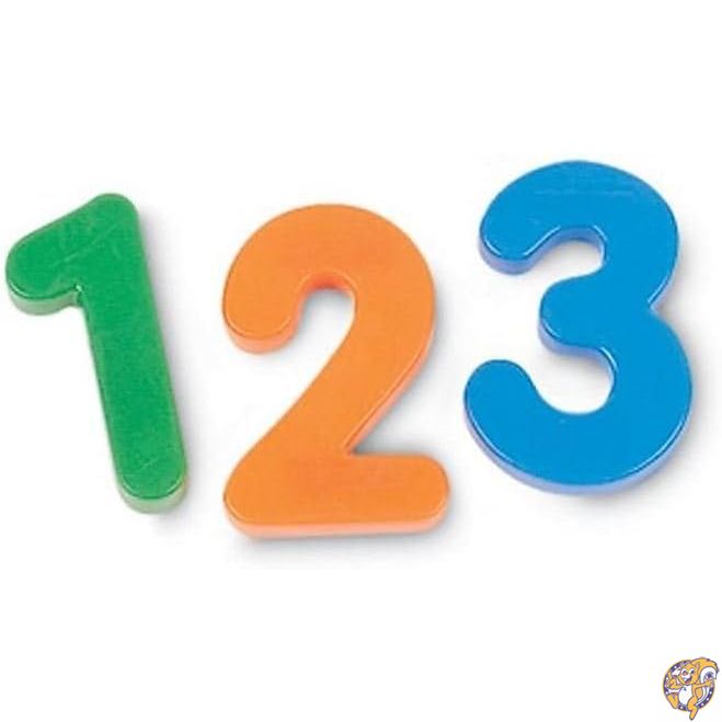【クーポン配信中】ラーニング リソーシズ(Learning Resources) ジャンボマグネット 数字 と 記号 LER0452 ピースサイズ : 6.3cm