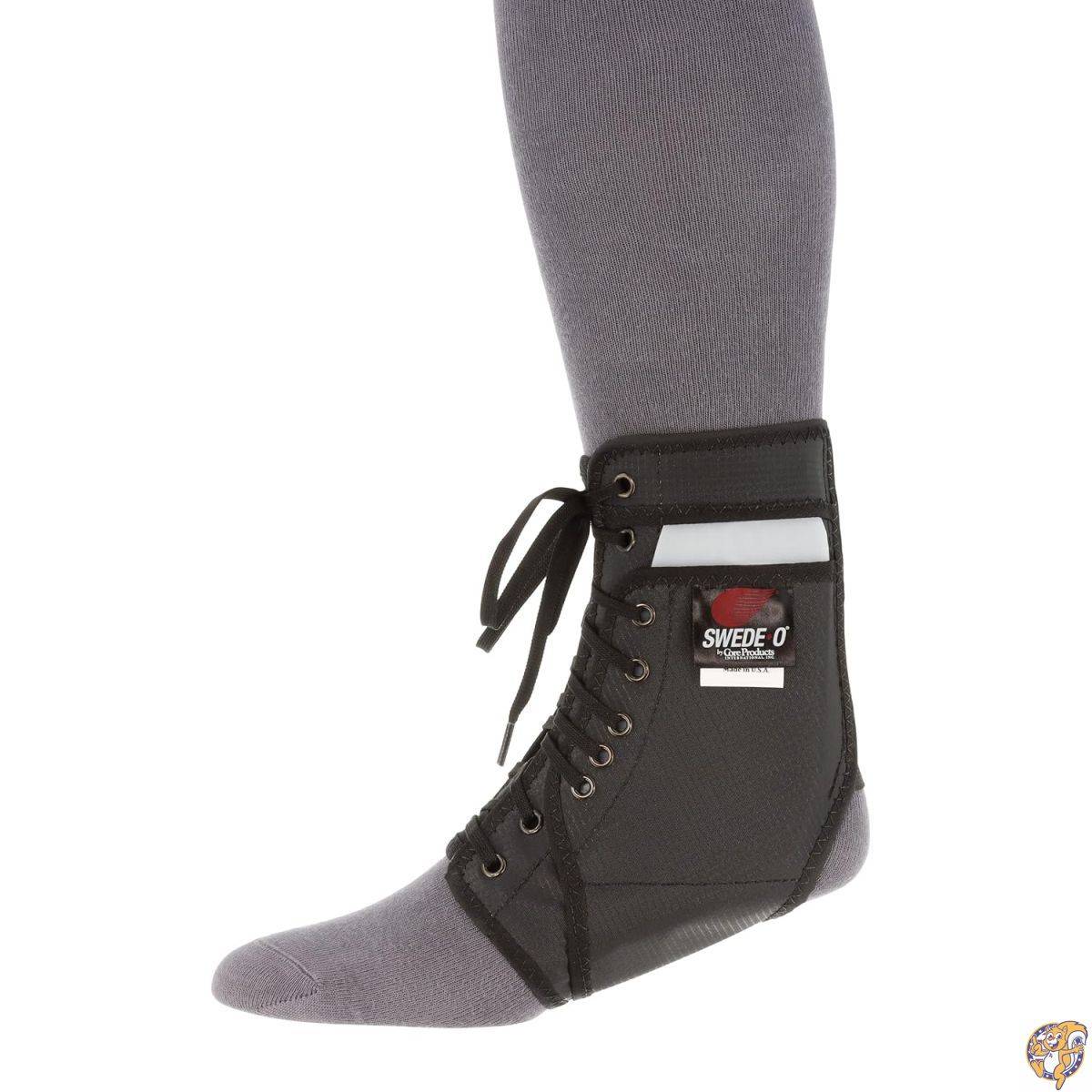 Swede-O Ankle Lok Medium with Stabilizers Black (並行輸入品)