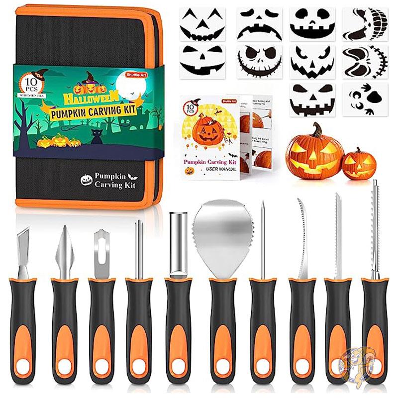 Shuttle Art シャトルアート パーティー装飾 ハロウィン パンプキン カービング 彫刻 キット 20 PCS SA PCT10 かぼちゃくり抜き デコレーション 5,971円