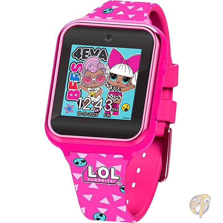 【ポイント2倍!15日】Accutime Kids アキュタイム キッズ L.O.L.サプライズ 子供用おもちゃ スマートウォッチ 学習 ピンク LOL4264AZ