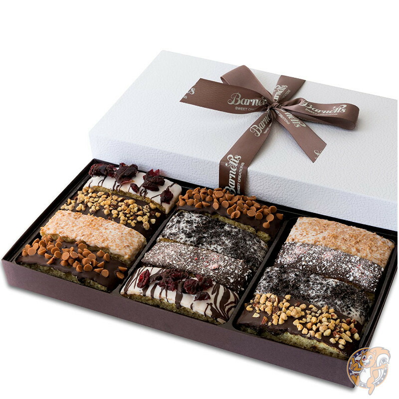 バーネット Barnett's Gourmet チョコレート ビスコッティ クッキーギフト バスケット ボックス