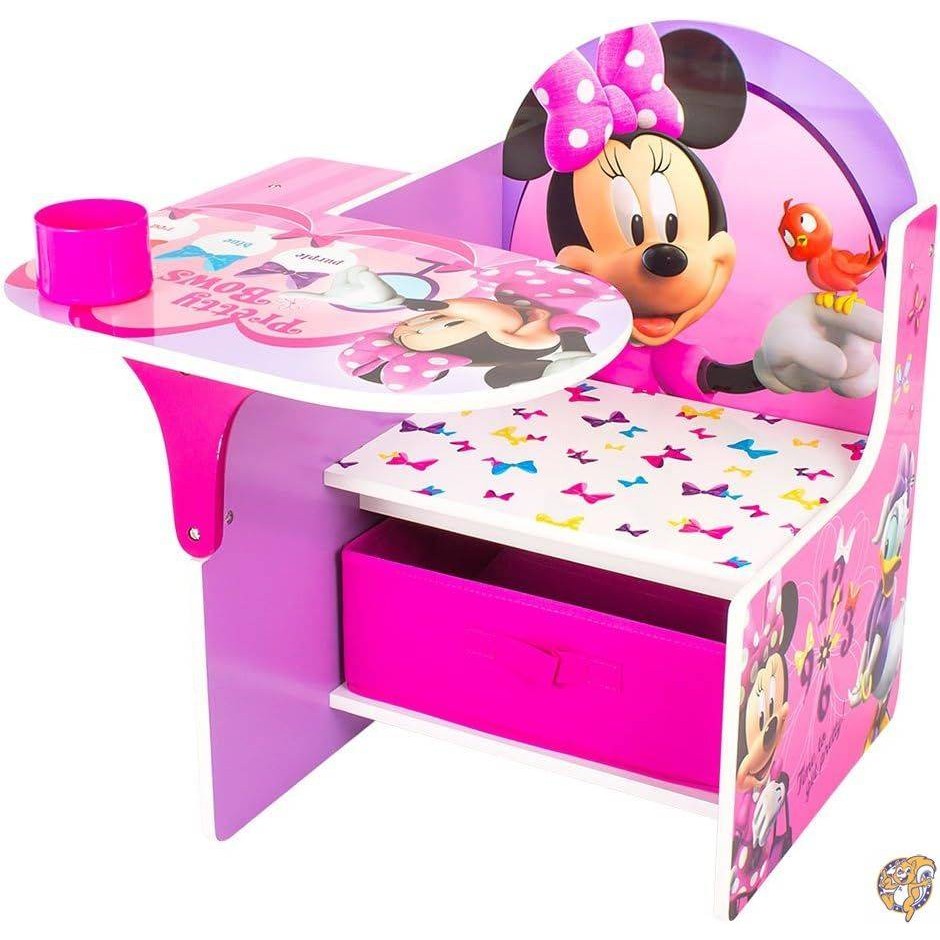 【クーポン配信中】デルタ ディズニー ミニーマウス 一体型 チェアーデスク 女の子 から テーブル イス セット Delta tc85663mn [並行輸入品]