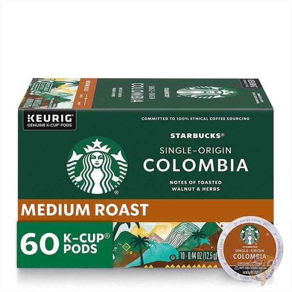 【クーポン配信中】Starbucks スターバックス K カップ コーヒー ポッド コロンビア SG_B0788D4WM5_US