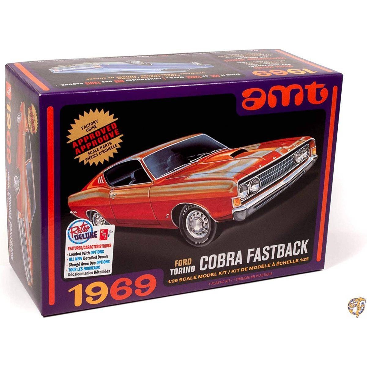【クーポン配信中】AMT 1/25 1969 フォード トリノ コブラ ファストバッグ プラモデル AMT1217｜パームスアメリカ