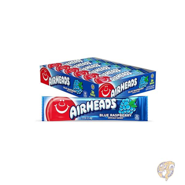 【ポイント2倍!15日】エアヘッズ Airheads キャンディー ブルーラズベリー味 個包装 タフィー お菓子 36個パック 73390002206