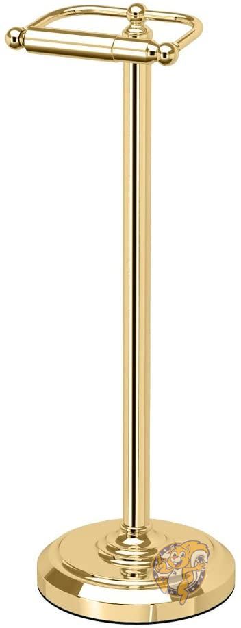【25日最大4000円クーポン】Gatco 1436 Designer II Pedestal Paper Holder, Polished Brass [並行輸入品] 送料無料｜パームスアメリカ