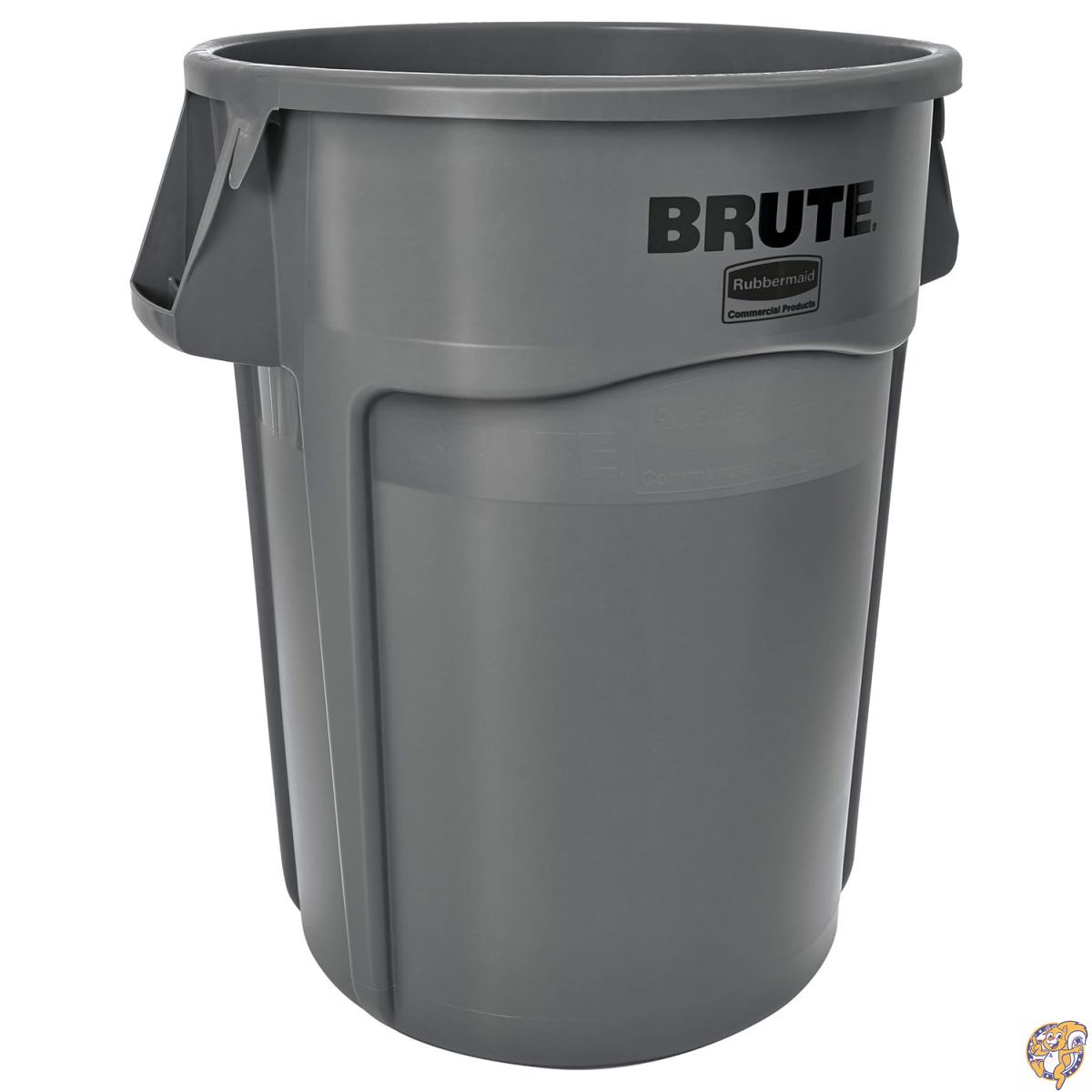【クーポン配信中】ラバーメイド(Rubbermaid) VENTED BRUTE 丸型コンテナ166.5 L (44ガロン)グレー フタ無し FG264360GRAY｜パームスアメリカ 42,237円