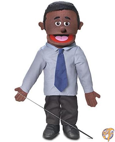 【25日最大4000円クーポン】25インチ Calvin Black Dad / ビジネスマン フルボディ 腹話術 スタイル パペット 送料無料｜パームスアメリカ