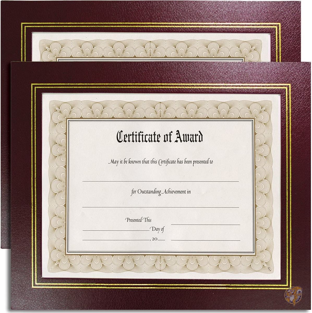 【20日最大4000円クーポン】Leatherette Document Frame, 8-1/2 x 11, Burgundy, Pack of Two (並行輸入品) 送料無料｜パームスアメリカ