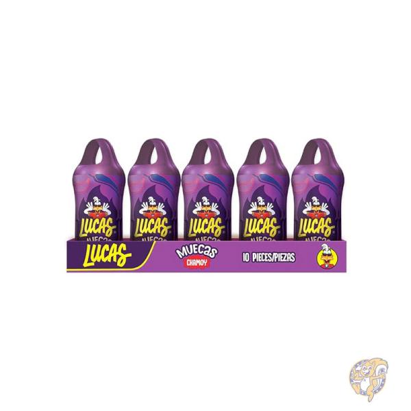 【クーポン配信中】Lucas ルーカス ロリポップ チャモイ フレーバー キャンディー27g パーティー ピニャータ用 10 個パック