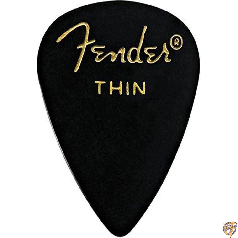 【クーポン配信中】Fender ピック 351 SHAPE CLASSIC PICKS -144 COUNT,HEAVY BLACK