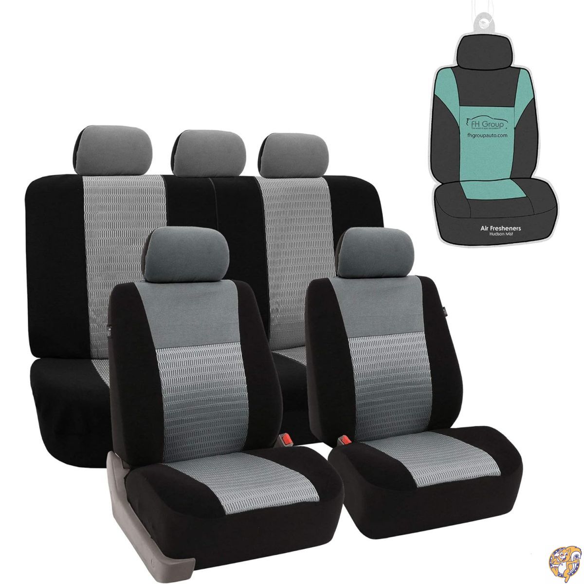 【20日最大4000円クーポン】車座席カバー FH-FB060115 トレンディ 上品 エアバッグ&分割シート対応 ブラック 06021115｜パームスアメリカ