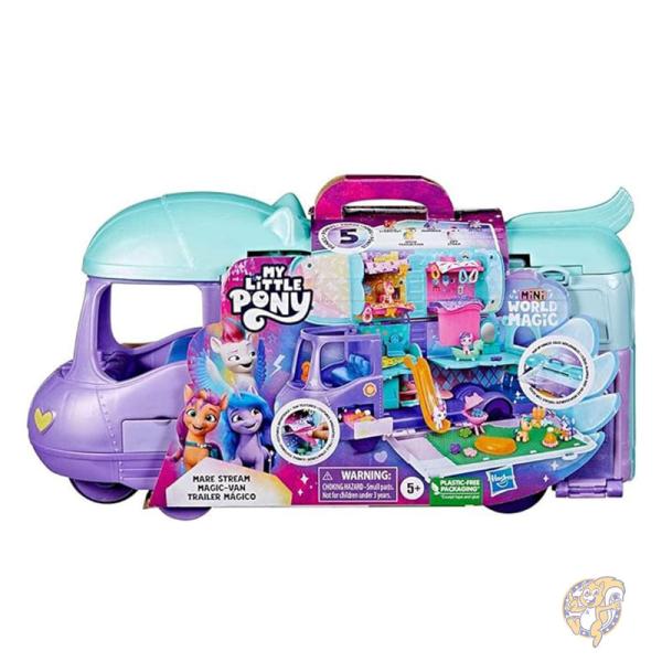 【クーポン配信中】マイリトルポニー My Little Pony おもちゃ ミニワールド マジック メア ストリーム トレーラー キャンピングカー F7650