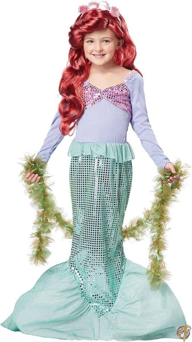 LITTLE MERMAID 人魚姫 ドレス お姫様 衣装 コスチューム 子供用 サイズXS [並行輸入品]
