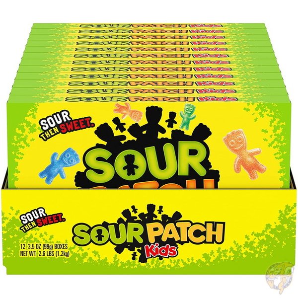 SOUR PATCH KIDS サワーパッチ キッズ オリジナル ソフト&チューイー キャンディ イースターキャンディ 12袋 3.5oz(99.2g) 送料無料