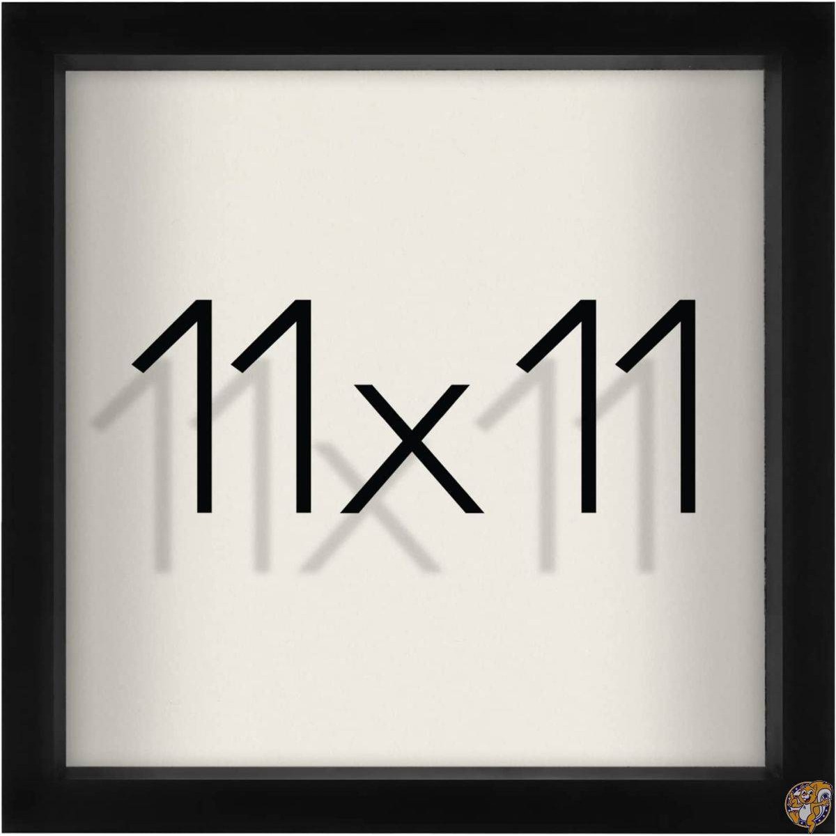 【20日最大4000円クーポン】(1, 11x11) - Americanflat 28cm x Shadow Box Frame with Soft Linen Back Perfect to Display Memorabilia, Pins, Awards, Medals,|パームスアメリカ