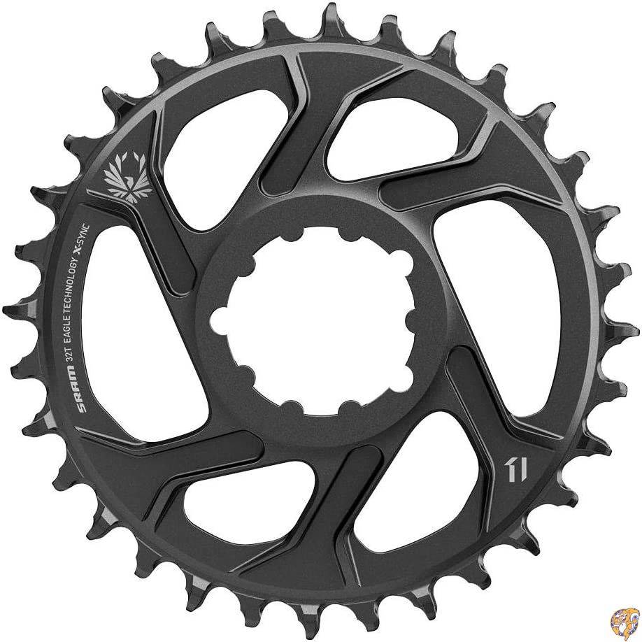 【クーポン配信中】SRAM チェーンリング DM オフセット 3mm (Boost) XSYNC2 CF 12S 34T Black 送料無料
