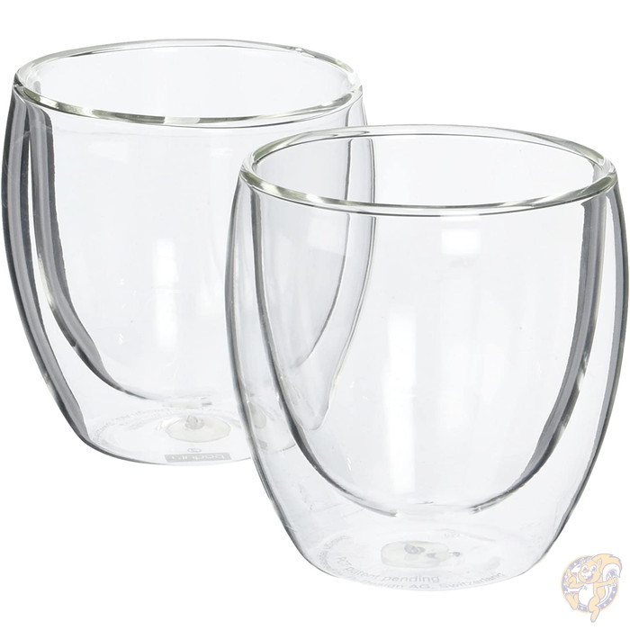 【クーポン配信中】ボダム Bodum Pavina ダブルウォール 真空グラス グラス 8オンス(226.8g) 2個セット 送料無料|パームスアメリカ