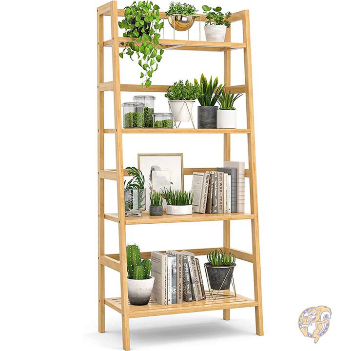 Homykic ホーミーキック インテリア ラダーシェルフ 本棚 ナチュラル bookcase