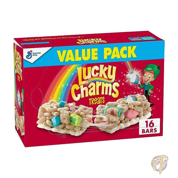 【クーポン配信中】ラッキー チャーム 朝食 シリアル バー Lucky Charms スナックバー バリューパック 16個入り10016000146416