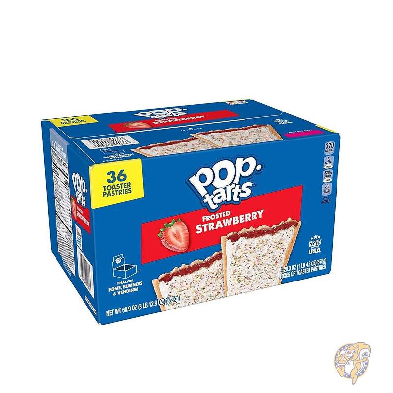 【クーポン配信中】ポップタルト Pop-Tart ケロッグのポップタルト フロストストロベリー お菓子 朝食 (36 個) 7,818円