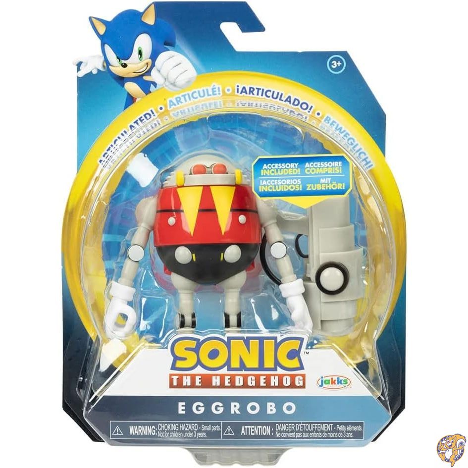 ソニック・ザ・ヘッジホッグ 4インチ 可動式アクションフィギュアコレクション (フィギュアをお選びください) (エグロボとブラスター付き)
