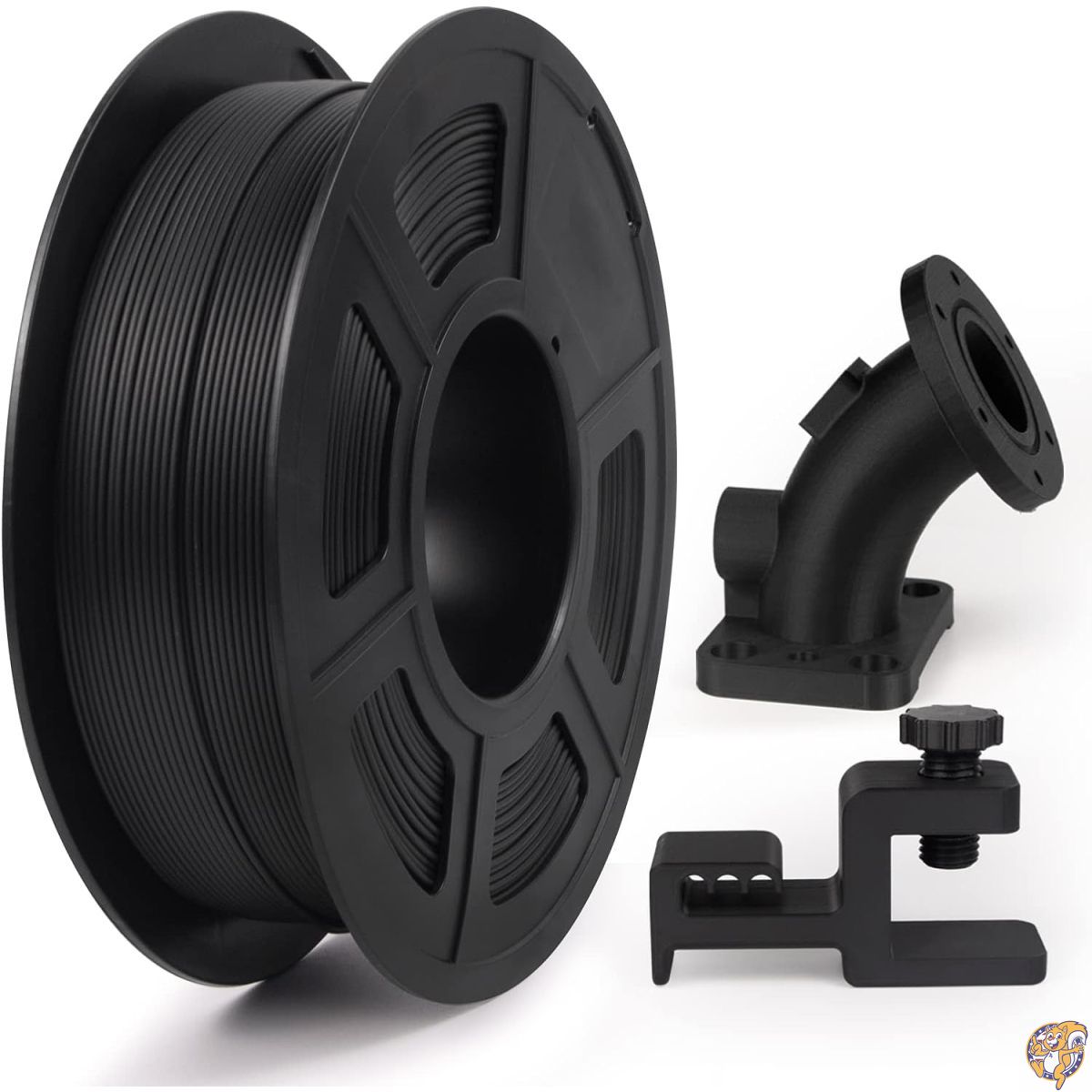 3D PLAカーボンファイバープリンターフィラメント 1.75mm +/- 0.02mm 寸法精度3Dプリンターフィラメント 1KG スプールフィラメント ほとんどの3Dプリンターに対応