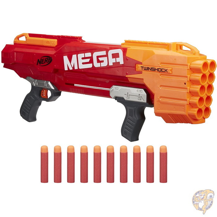 楽天市場】ナーフ メガツインショックフィギュア NERF Mega