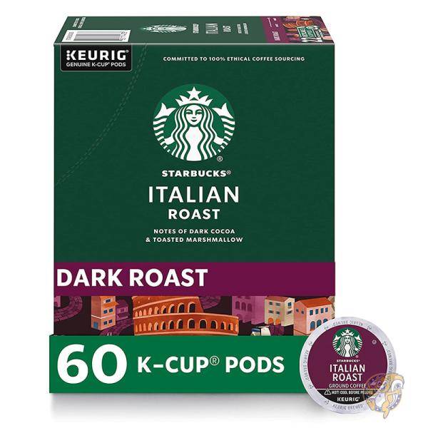 【クーポン配信中】Starbucks スターバックス K カップ コーヒー ポッド イタリアン ロースト COMINHKG130673　スタバコーヒー まとめ買い