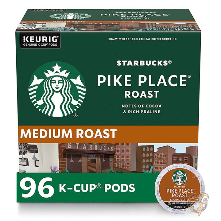 【クーポン配信中】Starbucks スターバックス K カップ コーヒー ポッド ミディアムロースト 40762111189941 15,415円