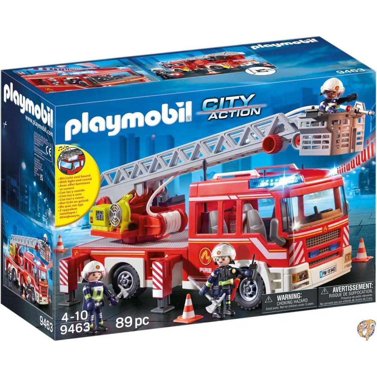【クーポン配信中】Playmobil Fire Truck with Ladder|パームスアメリカ