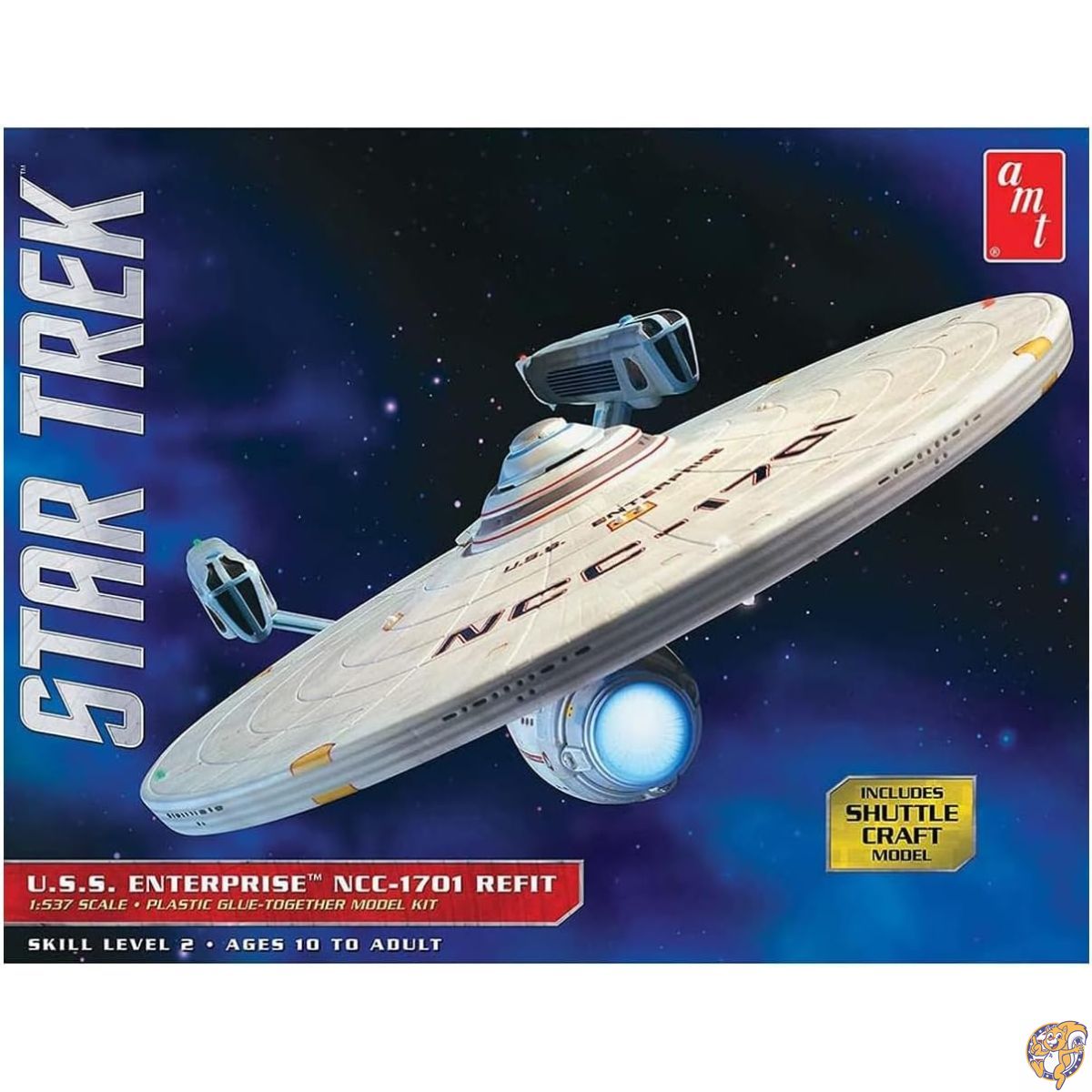 【先着55名様!全品555円クーポン配信中】amt AMT スタートレック 1/537 U.S.S.エンタープライズNCC-1701改装型