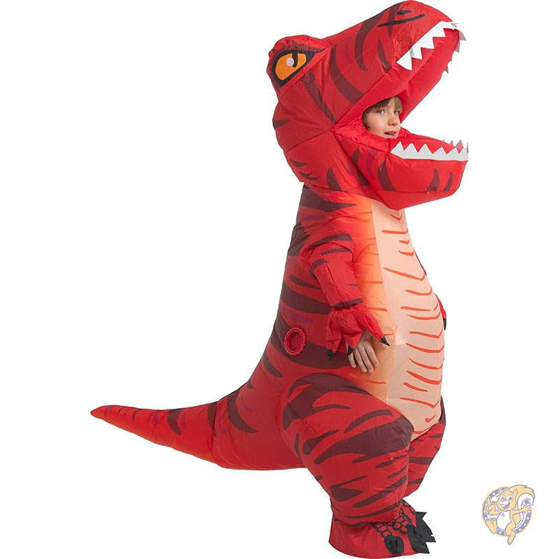 【クーポン配信中】ハロウィン トレックス コスチューム 子供用インフレータブルコスチューム 恐竜コスチューム 男の子 女の子用 ハロウィーン 仮装衣装 RQUXMT