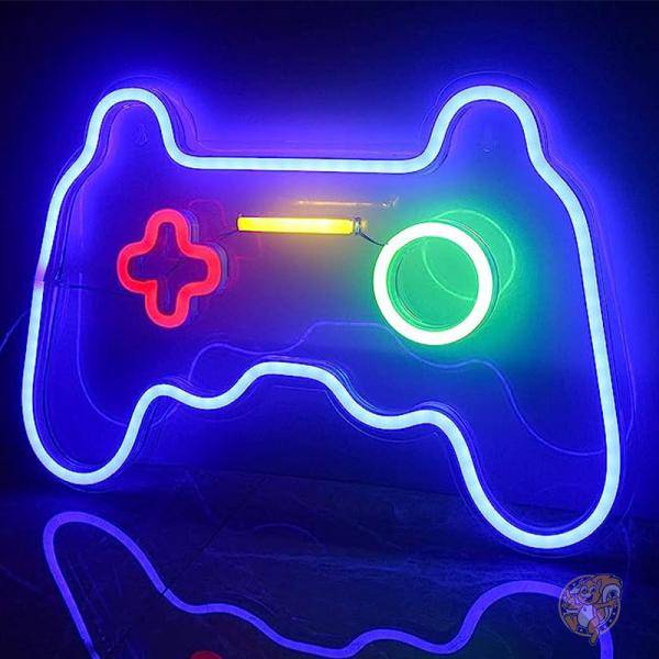 【ポイント2倍!15日】YEGUANG インテリア 照明 ネオンサイン ゲームコントローラー ゲームルーム