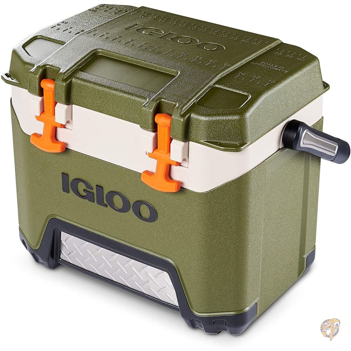 Igloo BMX 25 Quart Cooler with Cool Riser Technology, Fish Ruler, and Tie-Down Points - 11.29 Pounds - Green and Orange 141［並行輸入］ 送料無料 19,290円