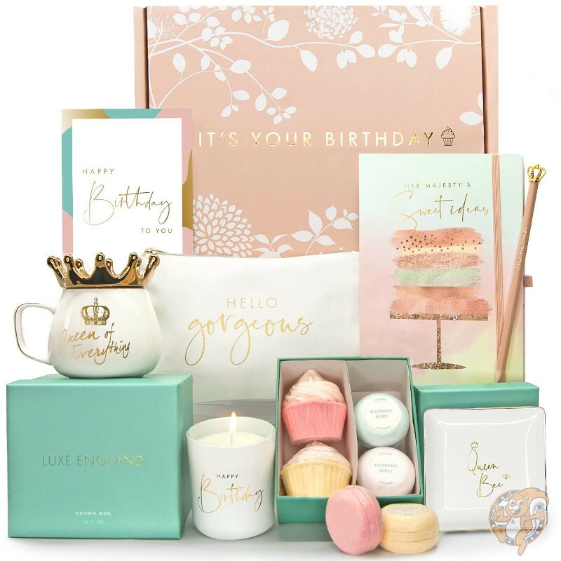 【クーポン配信中】Luxe England Gifts 誕生日プレゼント バースデーギフト 箱入り ギフトボックス セット 女性 送料無料
