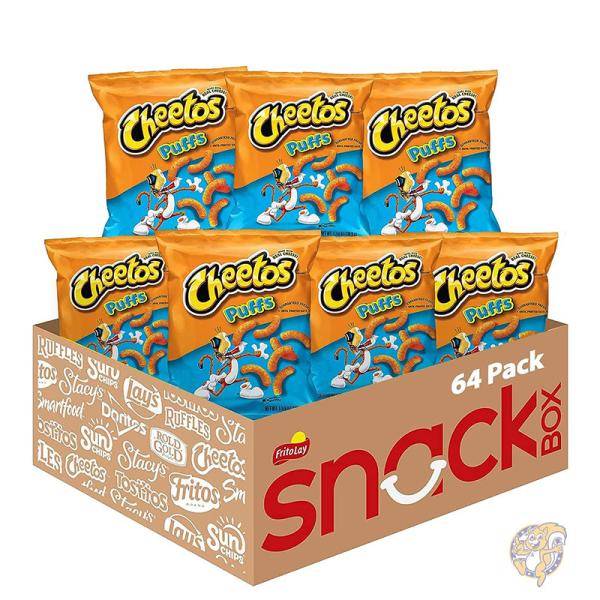 【20日最大4000円クーポン】Cheetos チートス お菓子 パフ チーズ風味 スナック 1.375 オンス 64個|パームスアメリカ