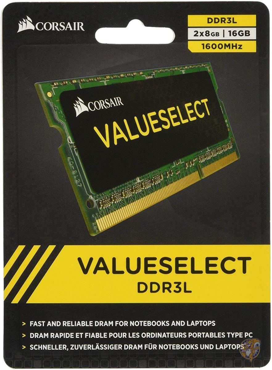 【クーポン配信中】CORSAIR DDR3 SO-DIMM メモリモジュール Value Select Series 8GB×2枚キット CMSO16GX3M2C1600C11 送料無料|パームスアメリカ