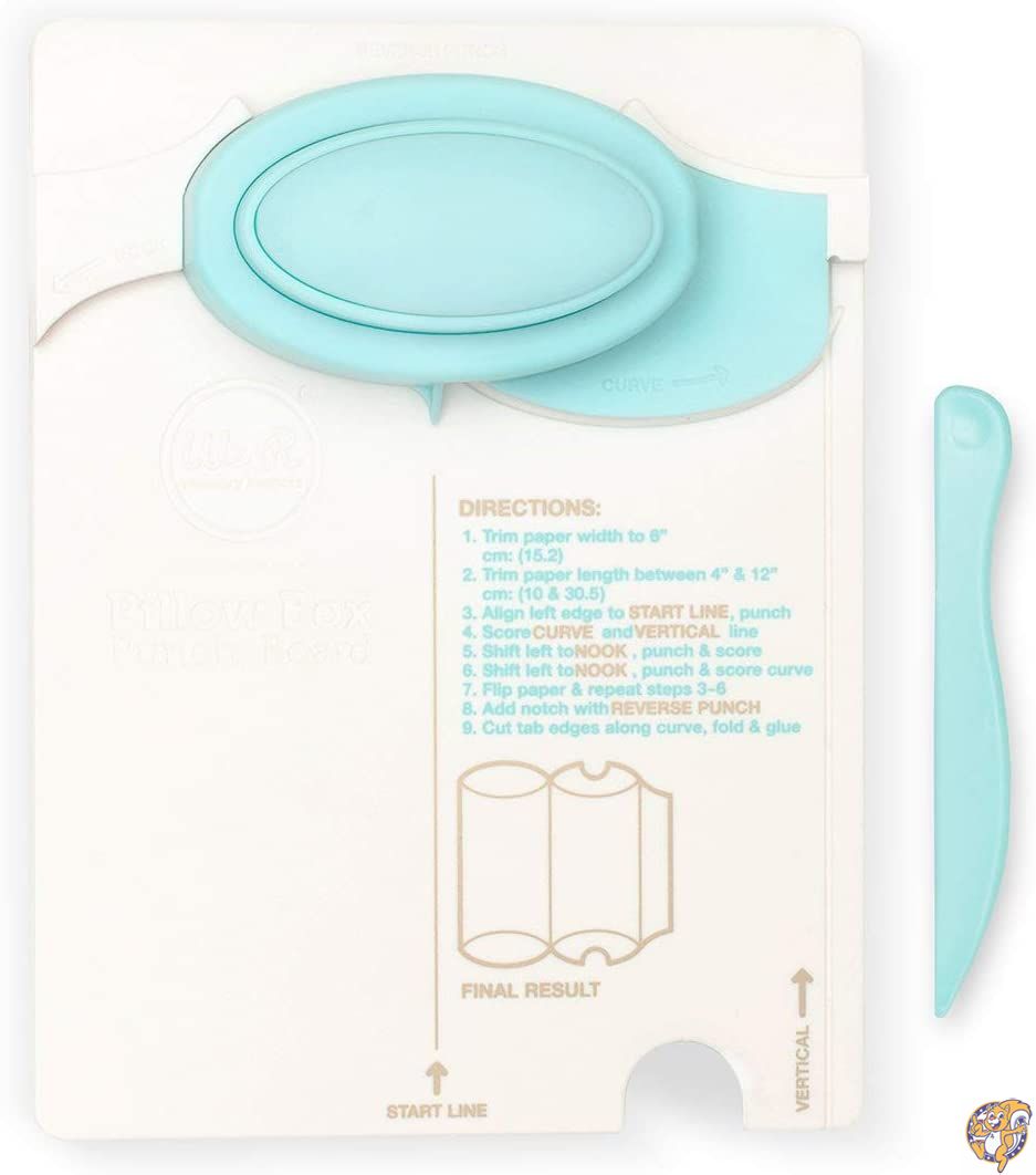 【クーポン配信中】We R Memory Keepers Punch Board パンチボード & パンチ - Pillow (2 ピース) 送料無料｜パームスアメリカ