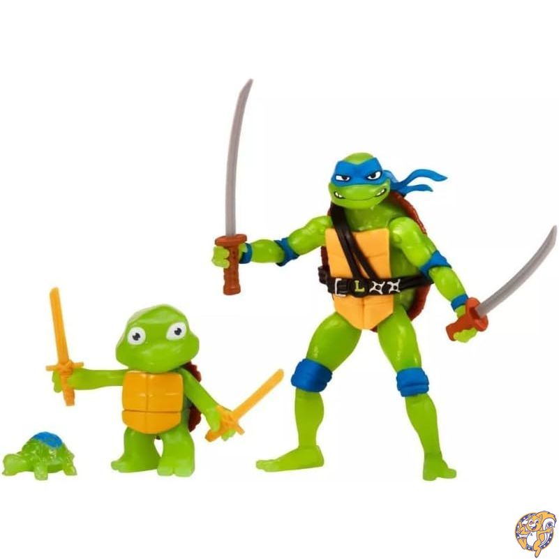【クーポン配信中】Playmates Toys ティーンエイジ・ミュータント・ニンジャ・タートルズ ミュータントメイヘム ベーシックアクションフィギュア (レオナルドグローパック)|パームスアメリカ