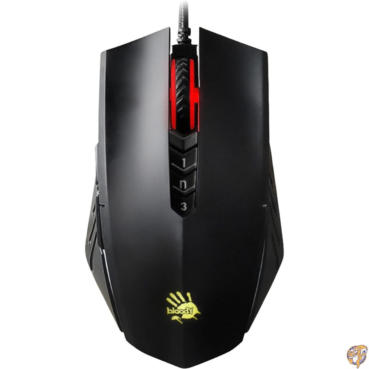 Bloody A70x 光学式ゲーミングマウス ライトストライク(LK)スイッチ&スクロ付き - 完全にプログラム可能なアドバンスマクロ (A70x-MatteBlack)画像