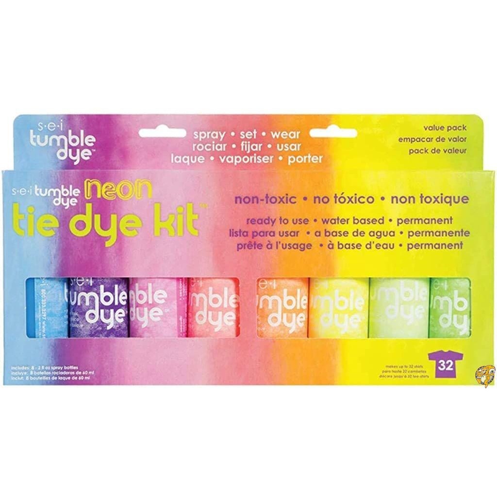 Tumble Dye Craft And Fabric Spray 2oz 8/Pkg-Neon Assorted Colors (並行輸入品) 送料無料